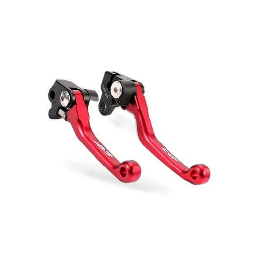 CNC Pivot Brake Clutch Levers Red Suitable for Honda XR250