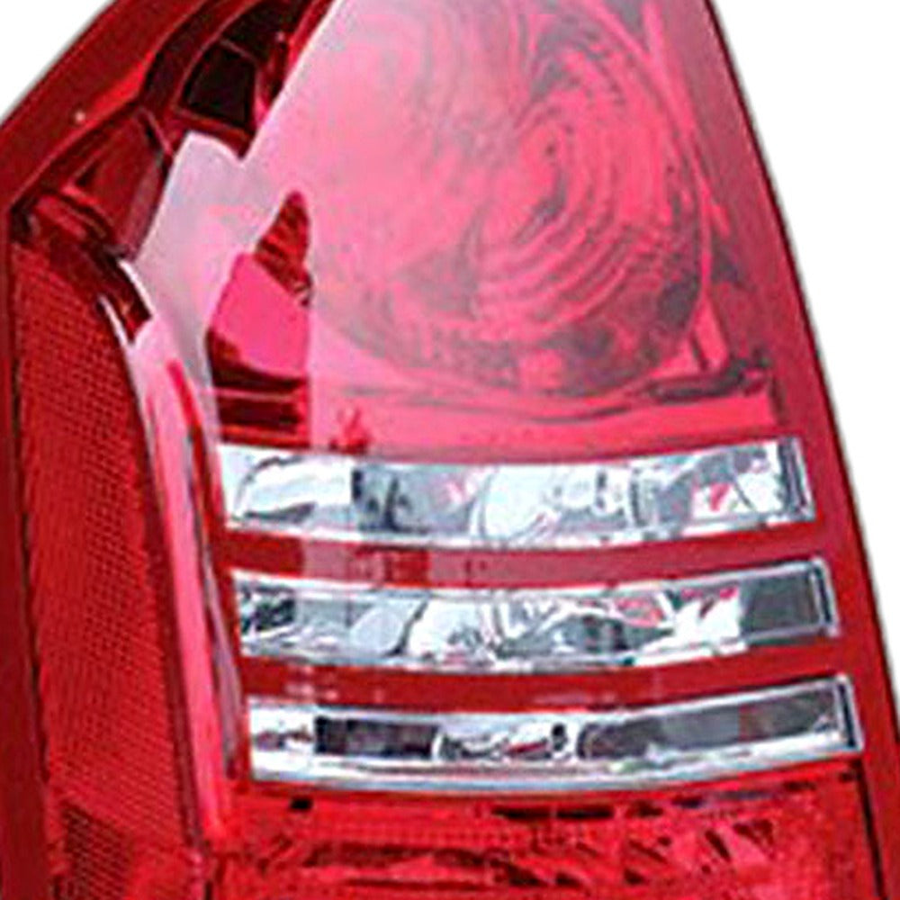 Black Red/Clear Tail Lamp Passenger Side Suitable for Chrysler 300C 2005-2008 - XQ1