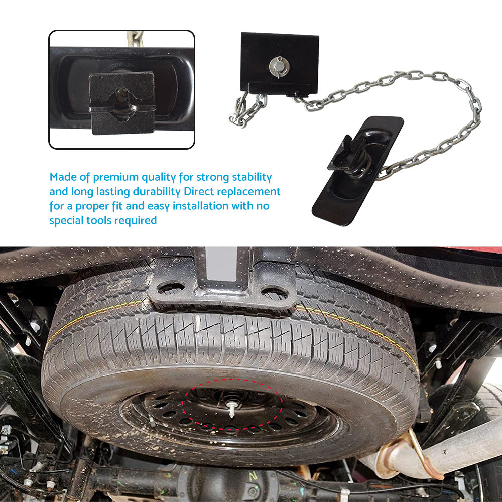 Spare Wheel Tyre Winch Winder Assembly Suitable For Caravan 14inch 15inch 16inch Wheels