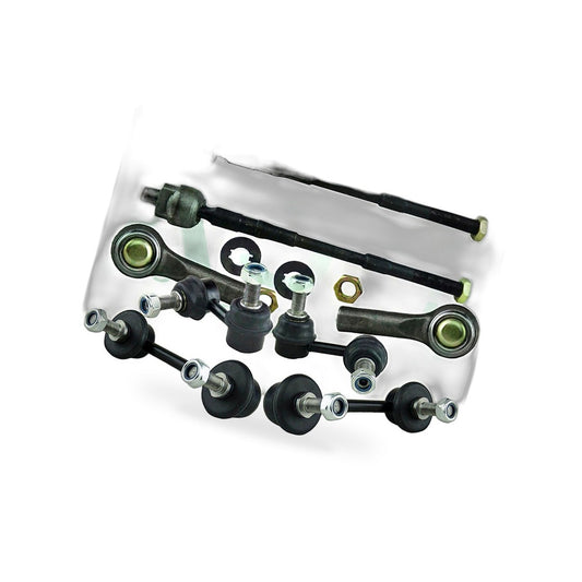 Inner Outer Tie Rod End Sway Bar Link Kit Suitable for Nissan X-Trail T30