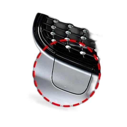 Front Bumper Tow Hook Cover Suitable for Mercedes E-Class W213 2020-2023 White