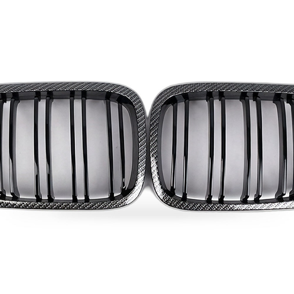 Carbon Fiber Twin Line Bumper Grille Suitable for BMW E46 M3 Coupe 1998-2002 - XQ1