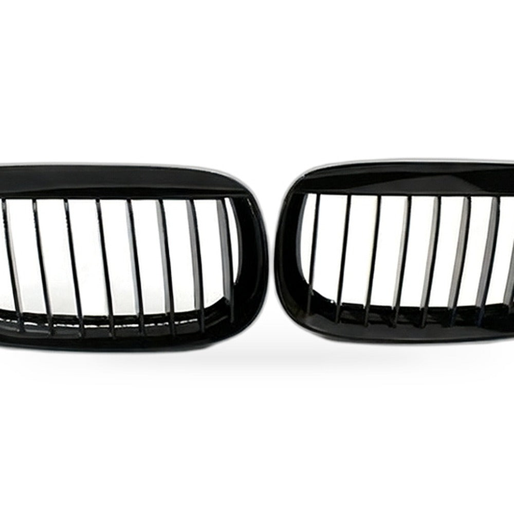 Gloss Black M-Style Front Grille Suitable for BMW 6 Series E63 2003-2010 - XQ1
