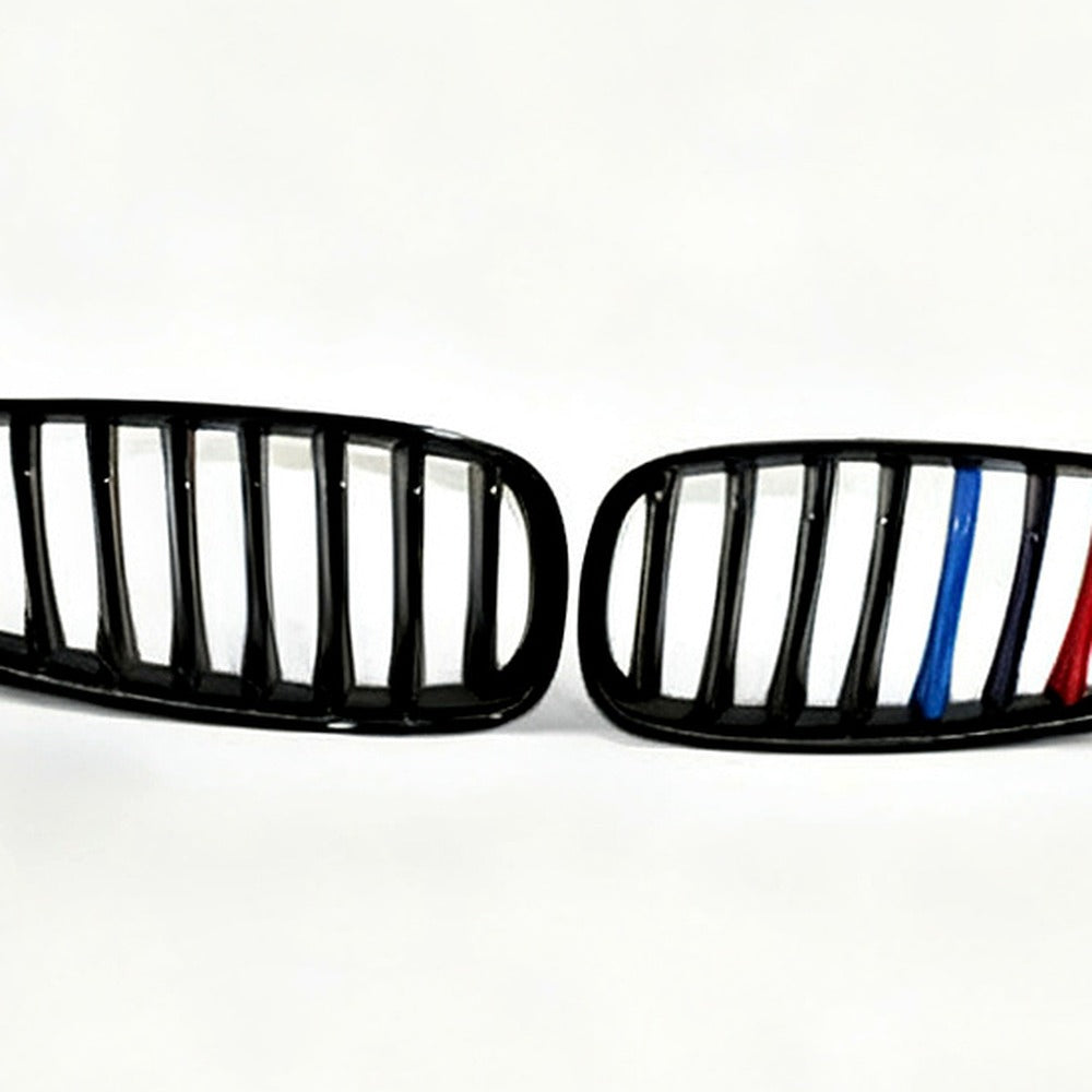Gloss Black M-Style Front Kidney Grille Pair Suitable for BMW Z4 E89 09-16 - XQ1