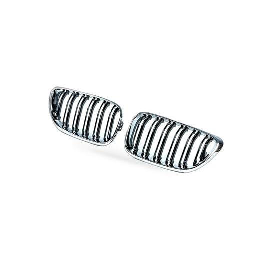Grille Suitable for BMW 2 Series F22 F23 2014-2018 Chrome Frame Gloss Black