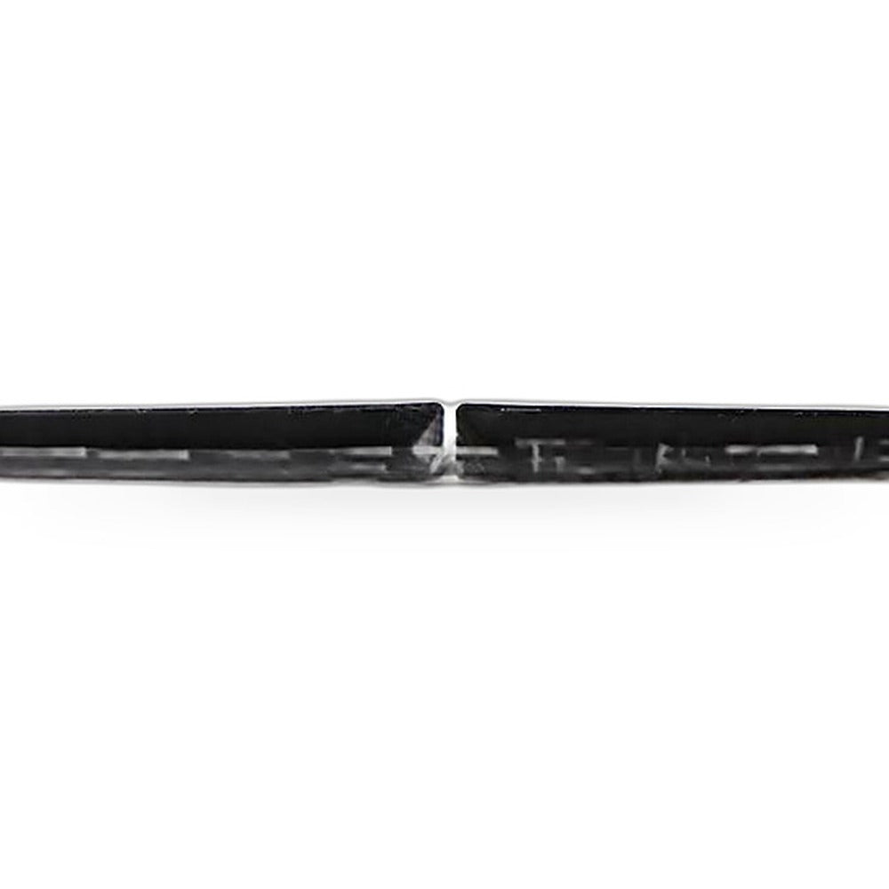 Front Bumper Upper Trim Suitable for Fiat 500 2007-2015 Carbon Fiber Style - XQ1