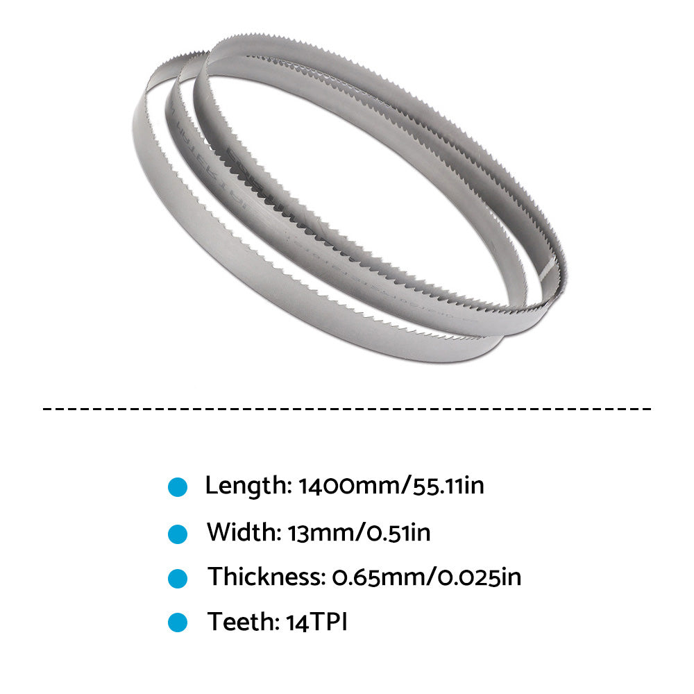 Bimetal Bandsaw Blade 1400mm x 13mm 14 TPI Suitable For Metal Cutting