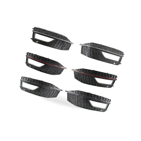 Fog Light Frame Grille Suitable for Audi A4 13-16 Left Chrome 8K0807681L