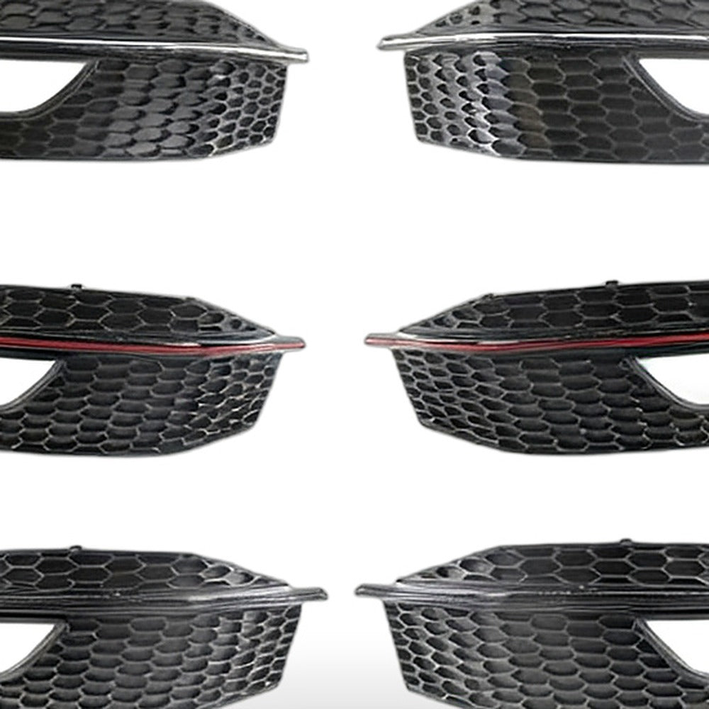 Fog Light Frame Grille Suitable for Audi A4 13-16 Left Chrome 8K0807681L - XQ1