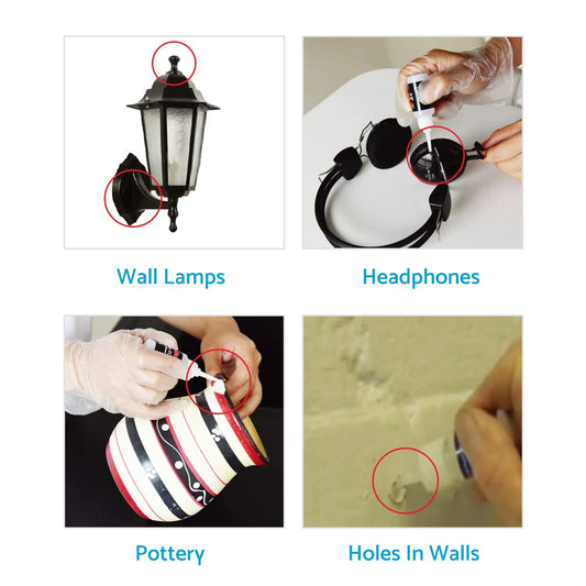 Strong Powder Adhesive Repair Kit - 7s Quick Bonding Glue for Multi-Surface Fixing