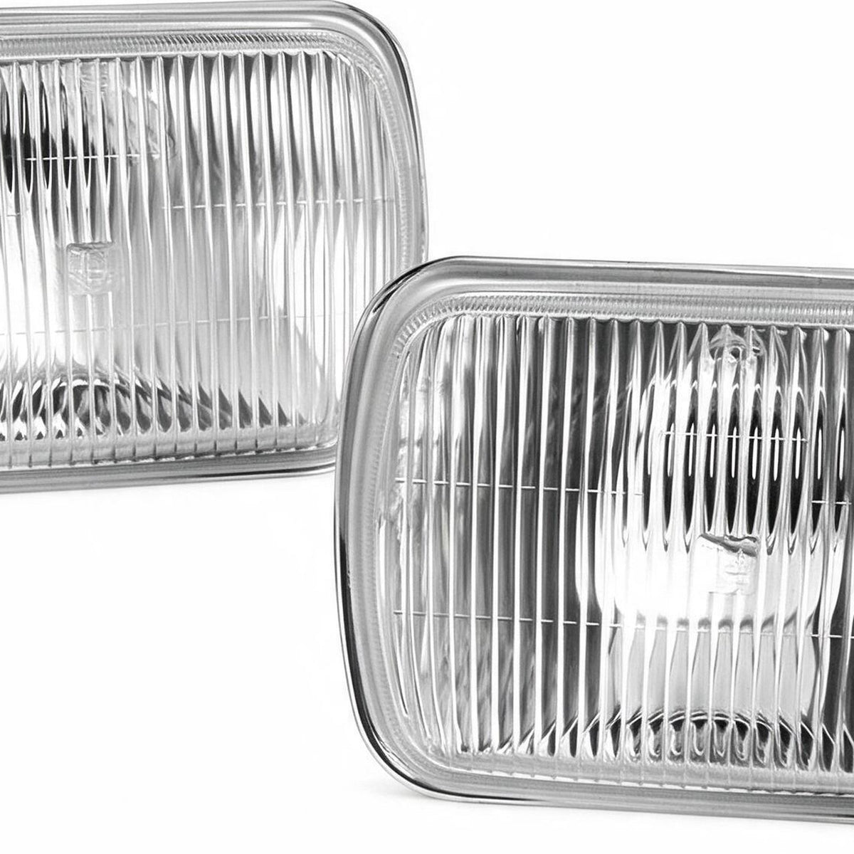 7 Inch Round Semi Sealed Head Light Set Suitable for Chevrolet C10 Ford F-100 - XQ1
