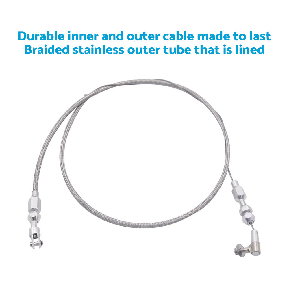 36inch Braided Stainless Steel Throttle Cable Suitable for Holden Acadia