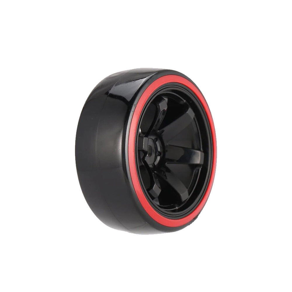 Suitable for Drifting 1 10 RC Drift Cars 4PCS Hard Plastic Rim Tyre Tire Wheel