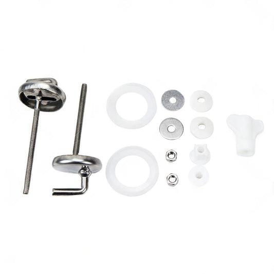 2PCS Toilet Seat Fix Fitting Suitable for Most Toilet