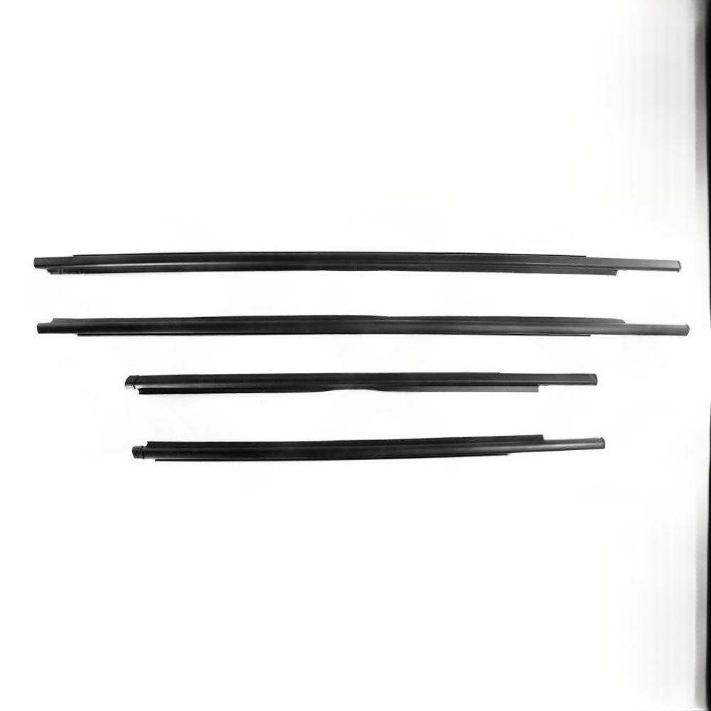 4PCS Window Glass Seal Weatherstrip Suitable For Toyota Yaris Hatchback 07-16
