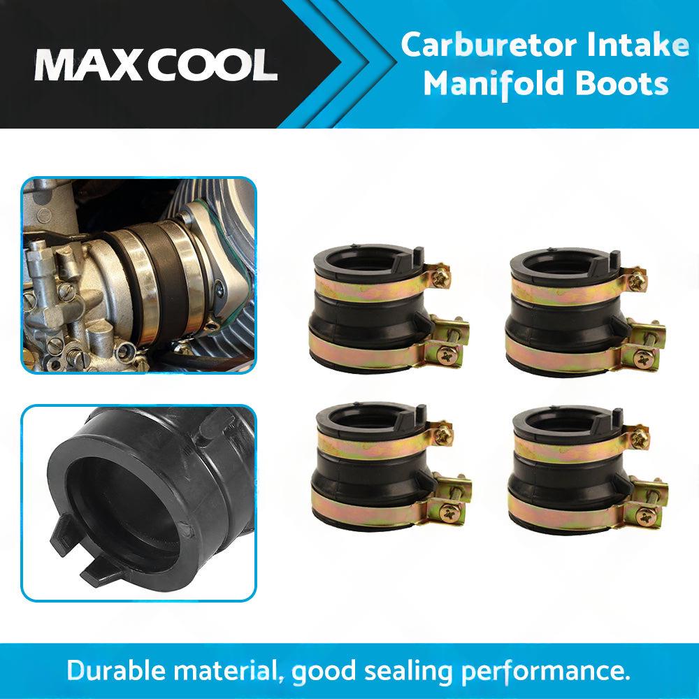 4x Carburetor Intake Manifold Boots For Honda CBR250 MC22 MC19 CB400 NC31