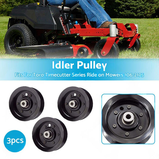 3x Idler Pulley For Toro Timecutter Series Z4200 Z5000 Ride on Mowers 106-2175