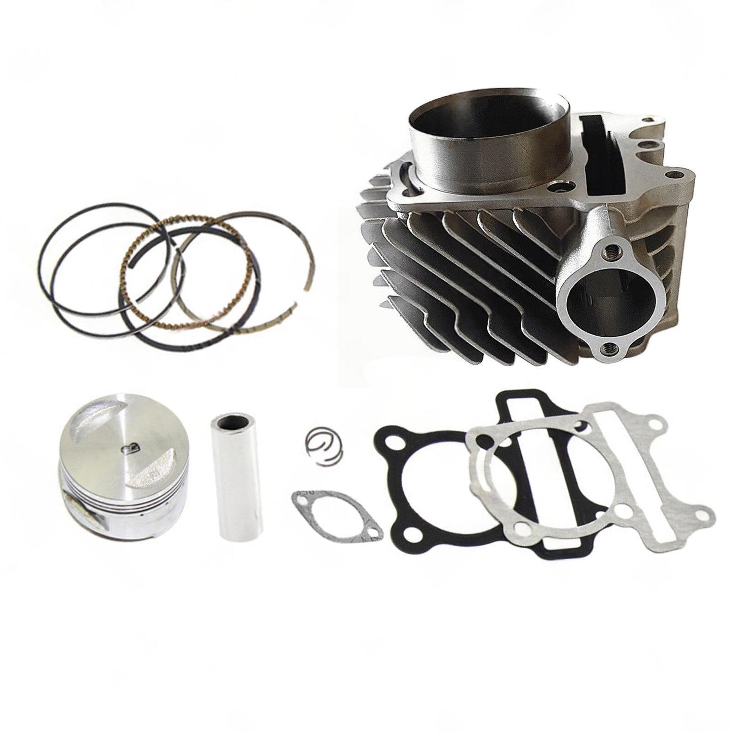 61mm Bore Cylinder Upgrade Kit with Piston & Gasket Suitable For GY6 172cc / 180cc Motor