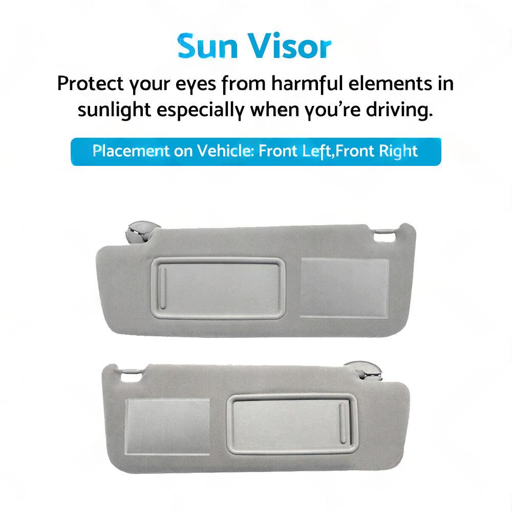 Sun Visor Pair Left & Right Suitable For Toyota Prado TRJ120 RZJ120 KDJ120 LJ120 KZJ120