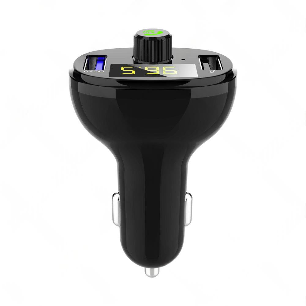 Bluetooth-5. 0 Radio Car Kit Wireless FM Transmitter Dual USB Charger MP3 Player