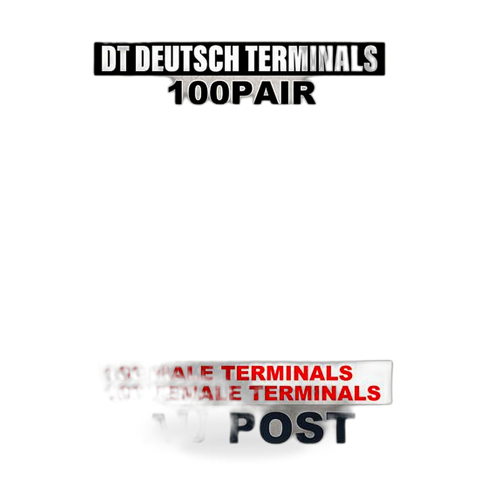 200x Terminal Contact Pin Plug Kit No.16 Male Female Suitable For DT Series