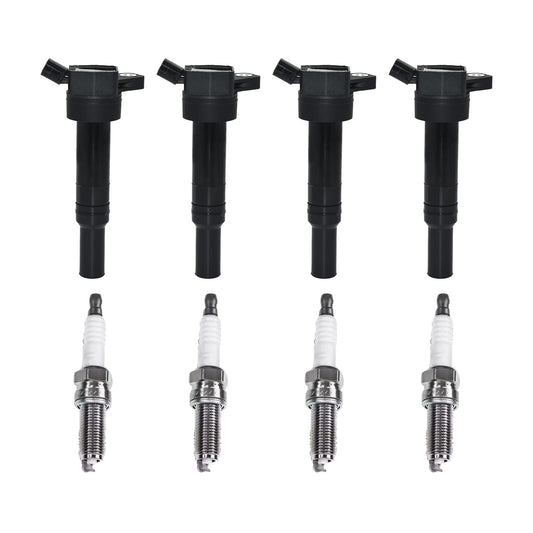 4x Ignition Coils & 4x Spark Plugs Suitable for Hyundai Elantra 2.0L G4NA