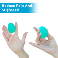 Hand Therapy Stress Relief Exercise Balls Set 4x Suitable For Hand Grip Strengthening and Finger Rehabilitation