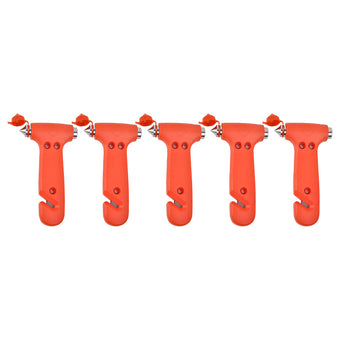 compare product 5x Emergency Safety Hammer & Window Breaker Tool Suitable For Car, Bus & Glass Cutting 2-in-1