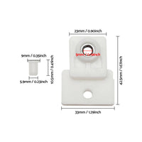 2x Left & Right Door Window Glass Track Clip Suitable For Isuzu D-Max Holden Colorado Rodeo 2002¡§C2019
