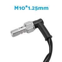 Universal Motorcycle Hydraulic Pressure Brake Light Switch M10x1.25 Banjo Bolt Suitable For All Motorcycles