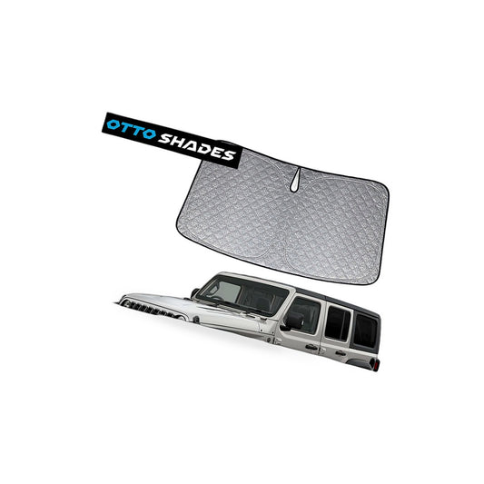 6 Layer Thick WindScreen Sun Shade Suitable for Jeep Wrangler 18-25 UV Protectio