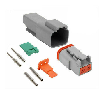 compare product 117x Deutsch Kit DT 2 Way Series Connector Plug Waterproof Suitable For Auto Marine DT2 Pin
