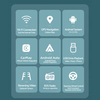 Wireless CarPlay Android Auto Head Unit Suitable for Mitsubishi Triton MQ/MR