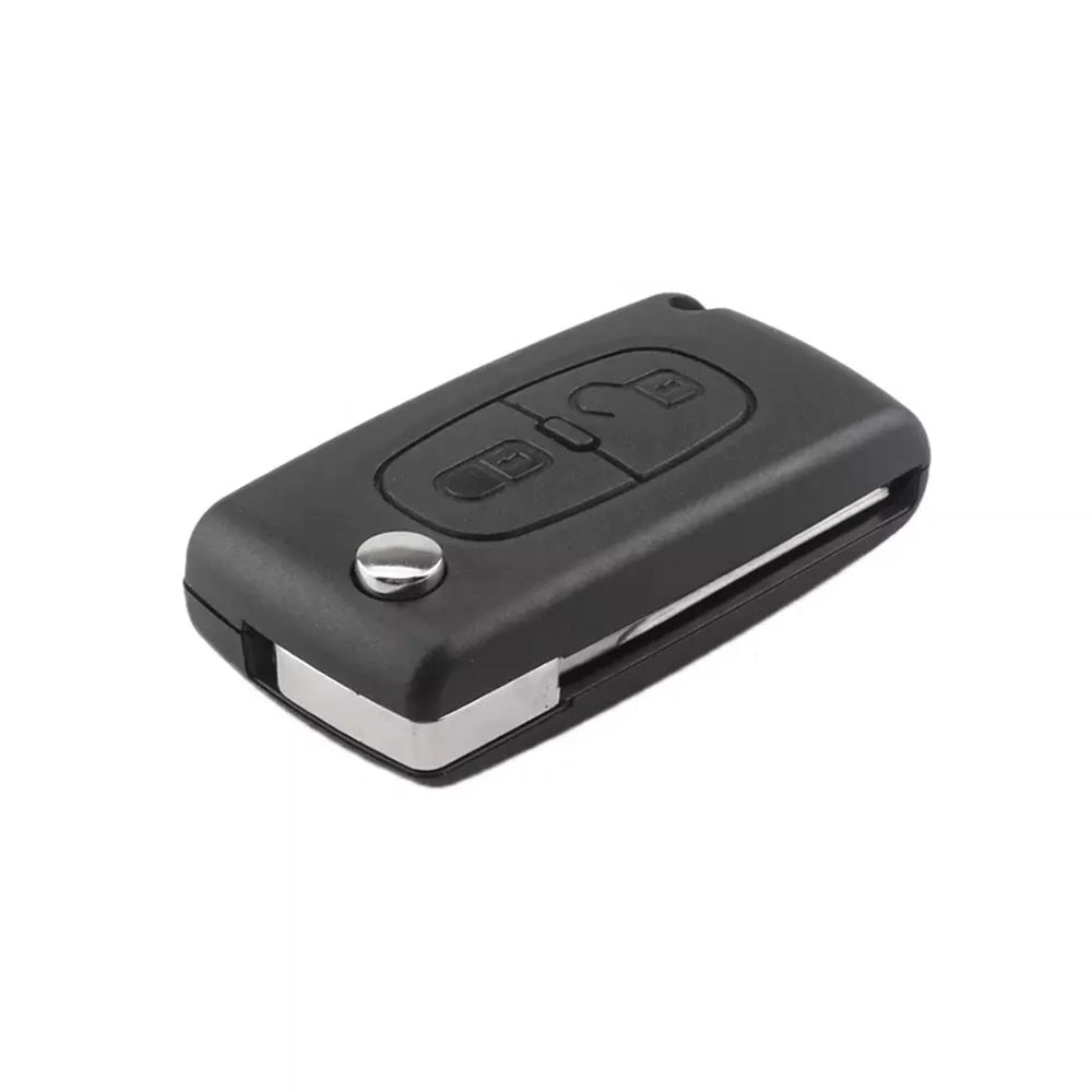 Remote Car Key Fob 2-Buttons 433FSK Suitable for Peugeot 207 307 308 407 807