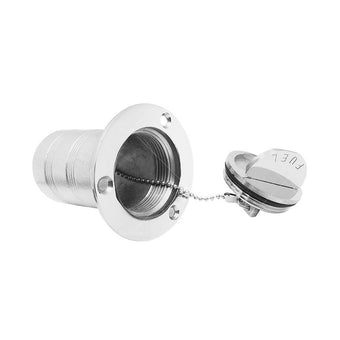 compare product 1. 5 inch  Fuel Deck Fill Keyless Polished Fuel Filler Stainless Steel For Marine Boat
