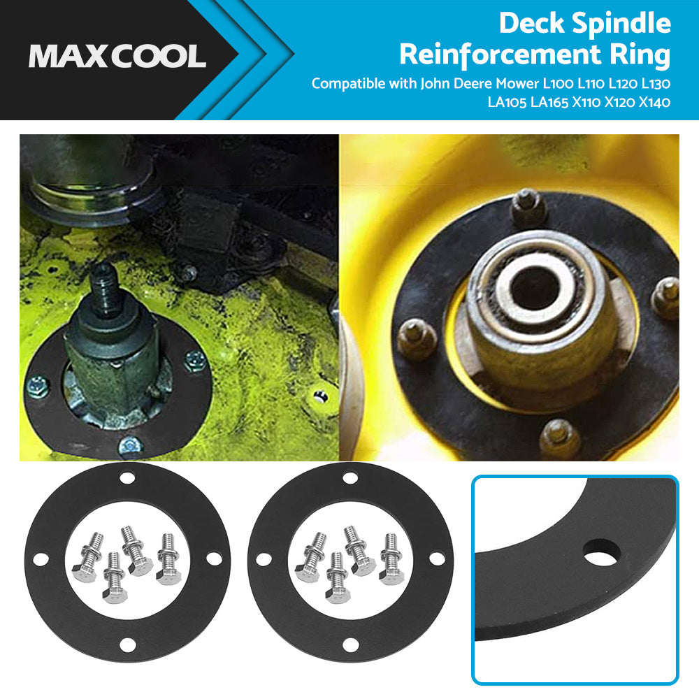 {{ 2x Deck Spindle Reinforcement Ring Suitable For John Deere Mower L100 L110 L120 }} - Buy Car Parts Online at {{ Kaka Auto Parts }}.