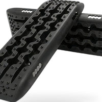 Black Recovery Tracks Sand Track 10T Vehicle Sand Snow Mud Trax for 4WD SUV - XQ1