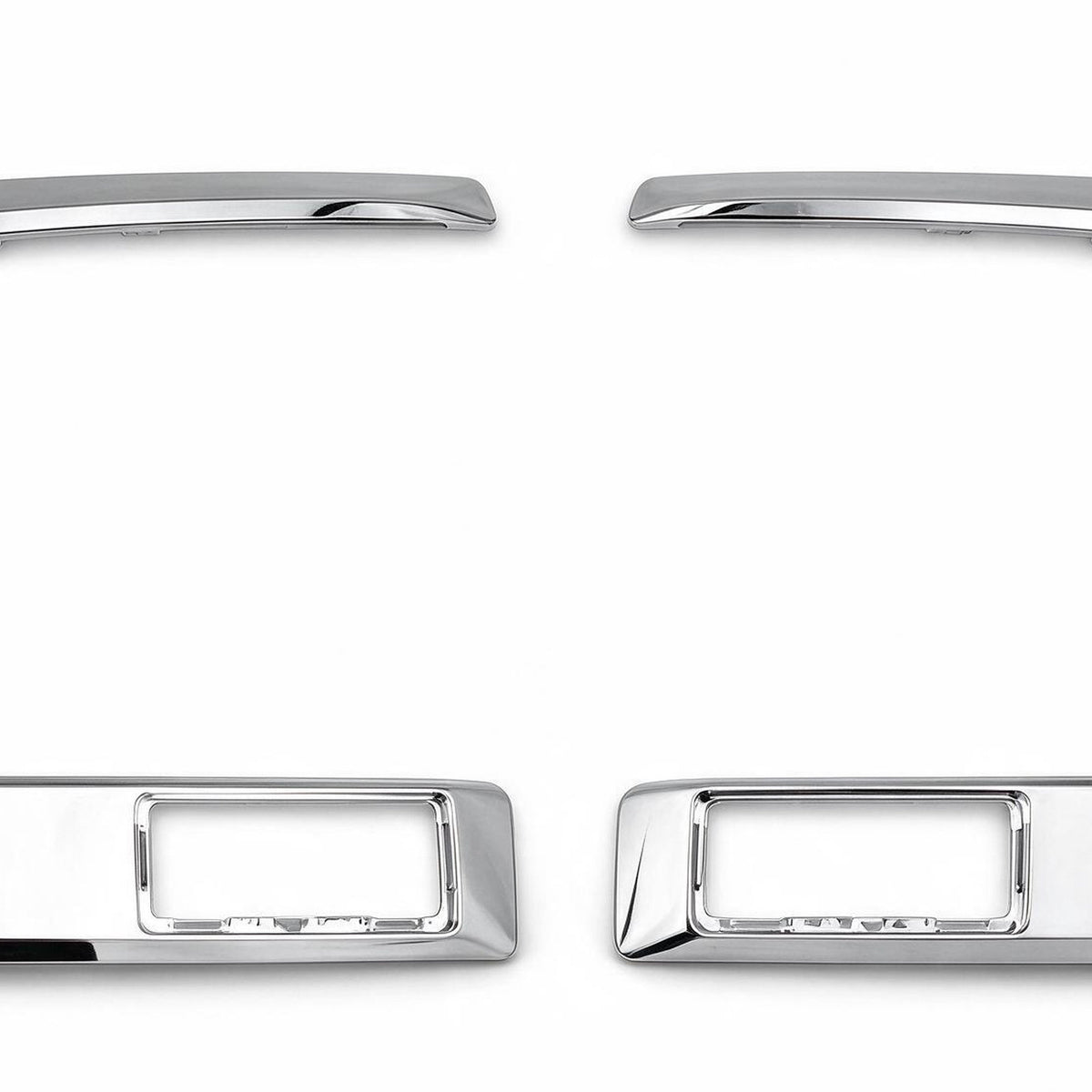 Front Bumper Bar Mould Chrome LH RH Suitable for Mitsubishi Triton L200 - XQ1