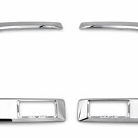 Front Bumper Bar Mould Chrome LH RH Suitable for Mitsubishi Triton L200 - XQ1