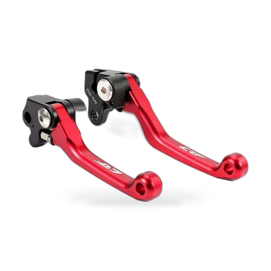 CNC Pivot Brake Clutch Levers Red Suitable for Honda XR250