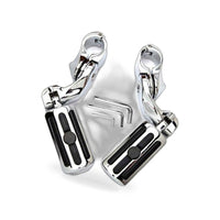 1-1 4 inch  Motorcycle Highway Foot Pegs Chrome Engine Guard Suitable for Harley Davi