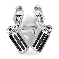 1-1 4 inch  Motorcycle Highway Foot Pegs Chrome Engine Guard Suitable for Harley Davi