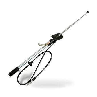 compare product Radio Antenna Guard Mount Car Aerial 4 Sections Suitable for Nissan Navara D22