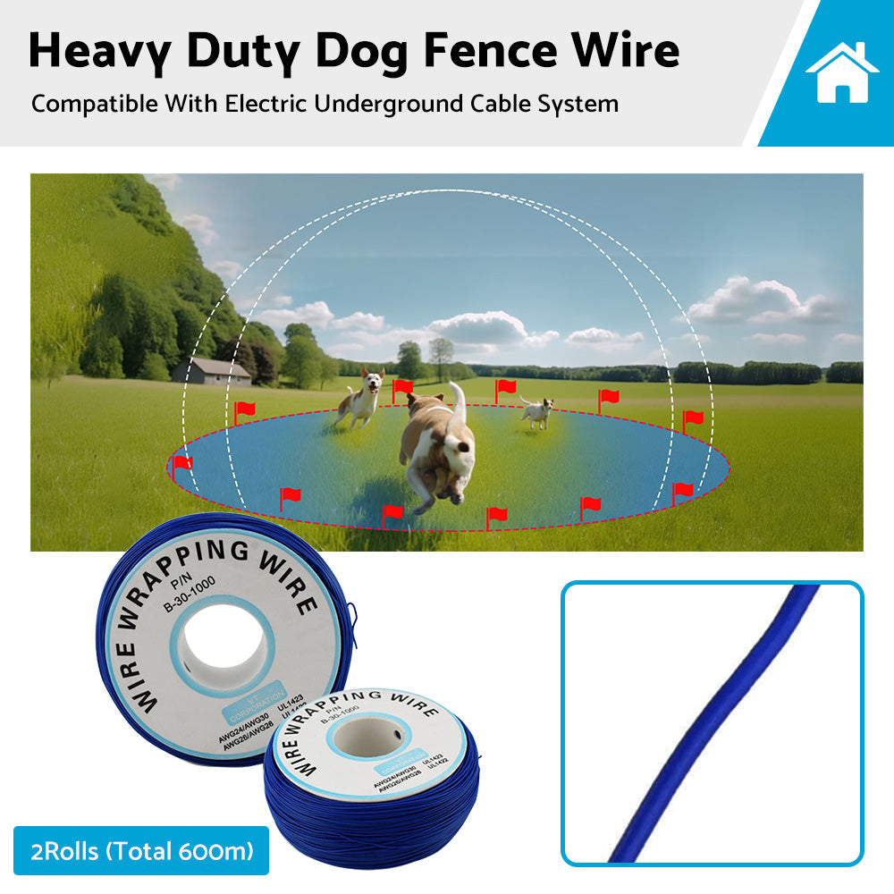 600m Dog Fence Wire Heavy Duty Copper Electric Underground Cable System