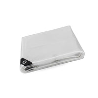 300cmx500cm Heavy Duty Clear PVC Tarp Tarpaulin Waterproof Plant Cover Grommets - BD2