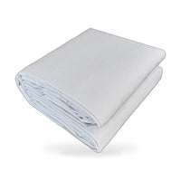 200cmx400cm Heavy Duty White Canvas Tarp Waterproof UV Resistant - ZT3