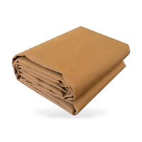 300x300cm Heavy Duty Dark Tan Canvas Tarp Waterproof UV Resistant Suitable for - ZT3