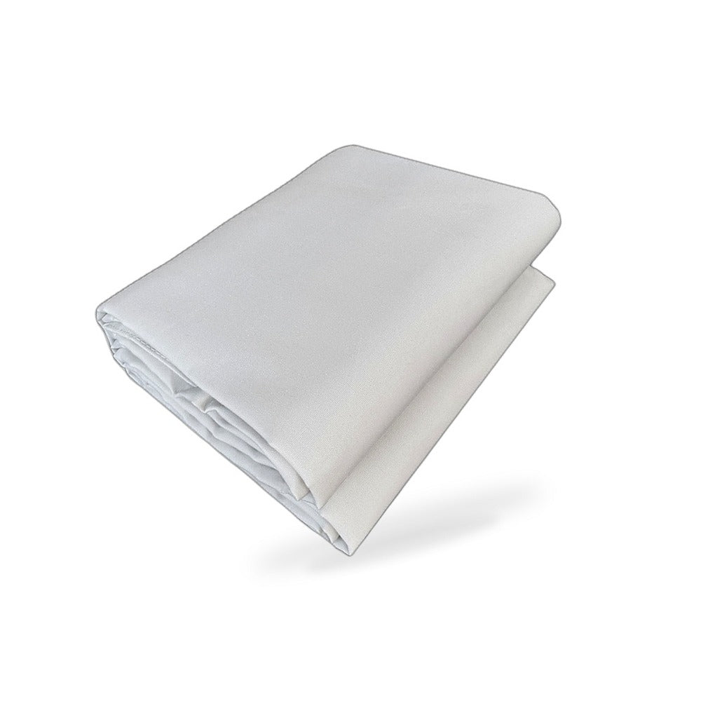200cmx300cm Heavy Duty White Canvas Tarpaulin Waterproof UV Water Resistant - BD4