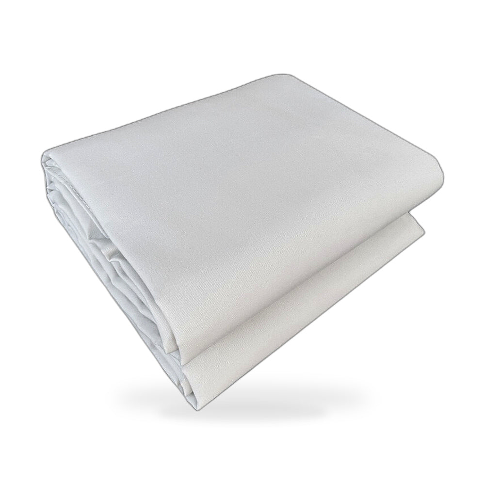 200cmx300cm Heavy Duty White Canvas Tarpaulin Waterproof UV Water Resistant - ZT3