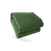 370x610cm Heavy Duty Canvas Tarp Waterproof Tear UV Resistant Suitable for Car - BD3